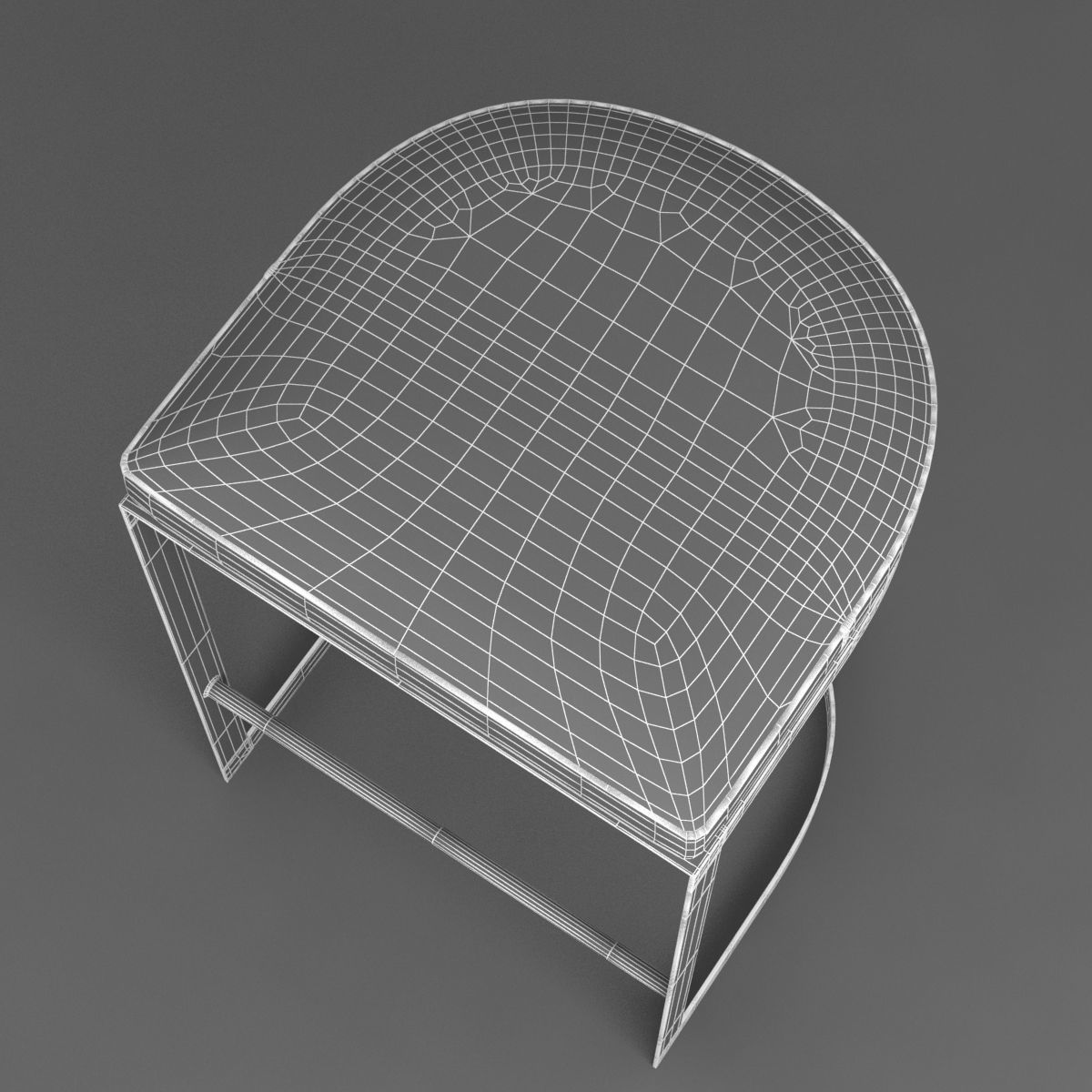 Arteriors howell bar stool 3D model_7