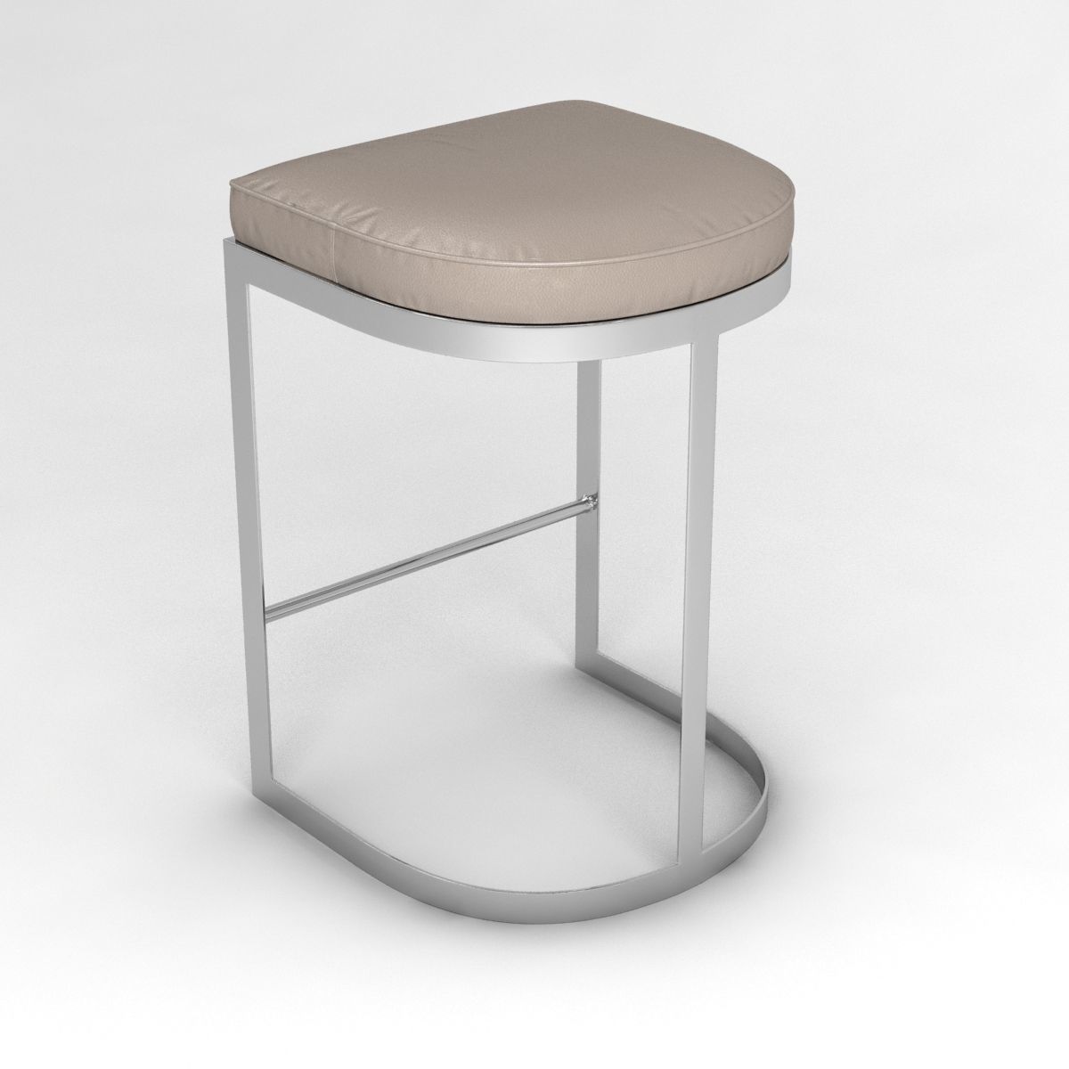 Arteriors howell bar stool 3D model_5