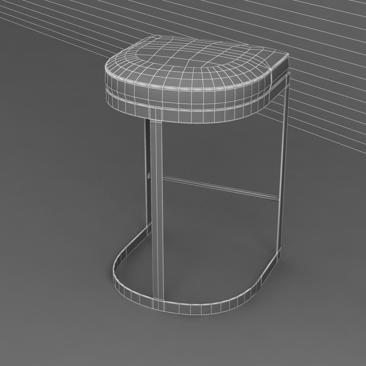 Arteriors howell bar stool 3D model_10