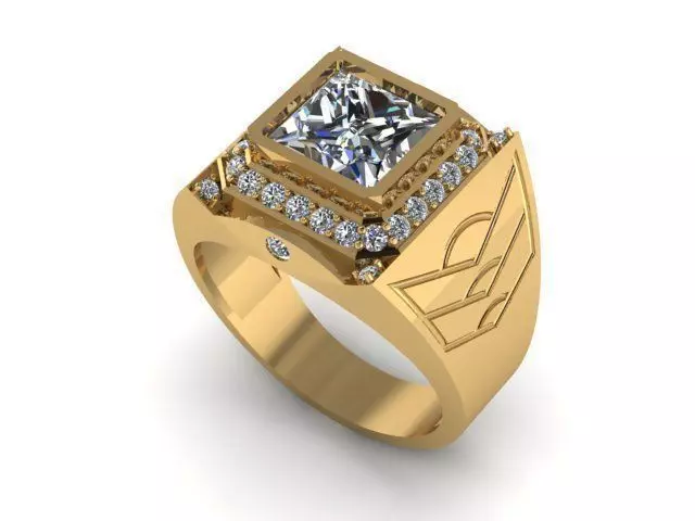 Ring T00602 3D print model_0