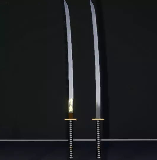 Katana Sword Free low-poly 3D model