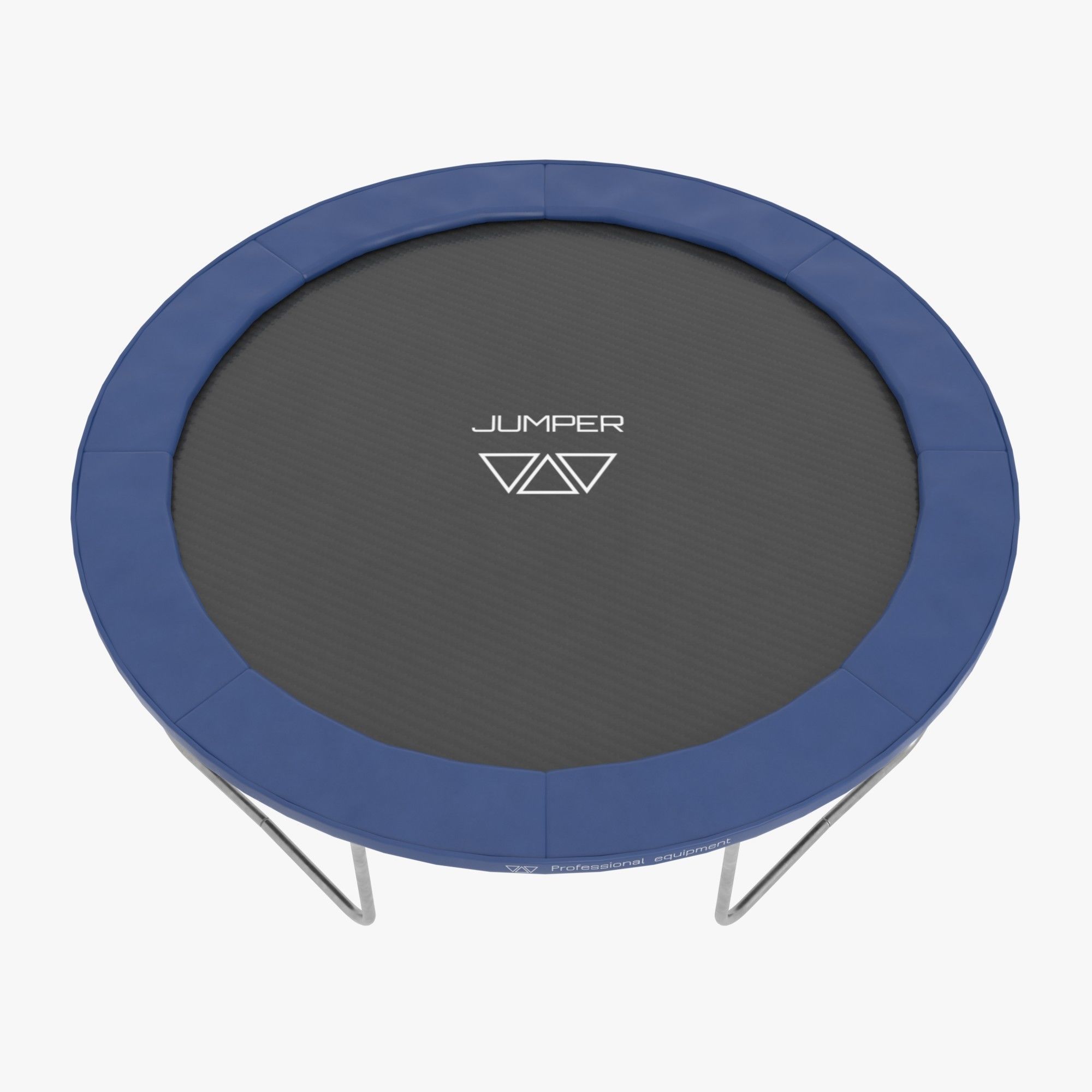 Trampoline Low-poly 3D model_3