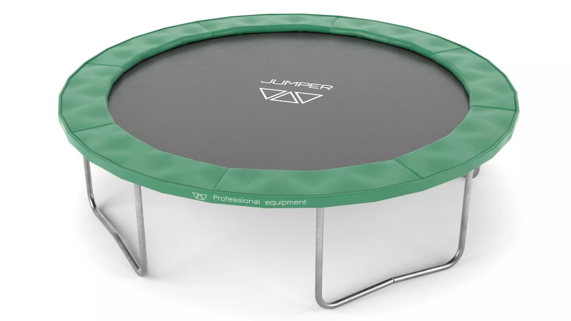 Trampoline Low-poly 3D model_0