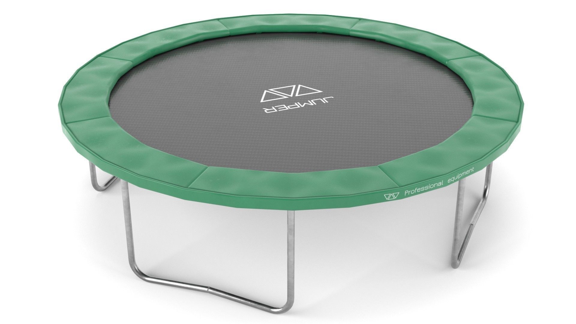 Trampoline Low-poly 3D model_1