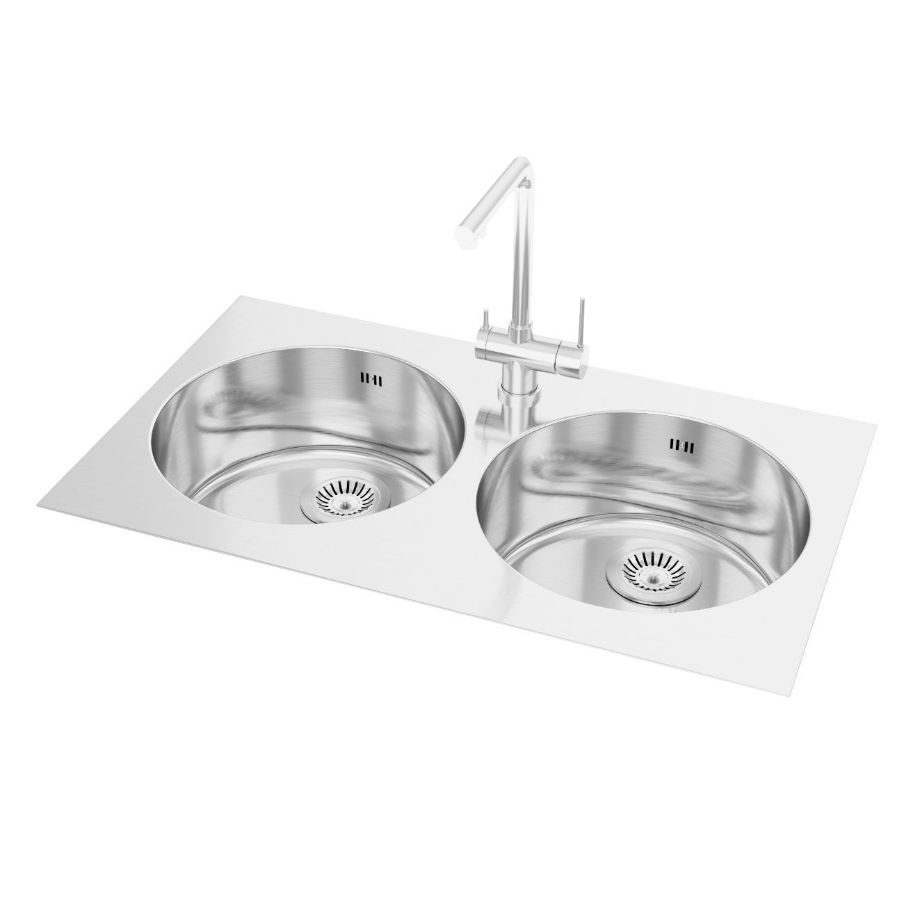 Barazza sinks 3D model_6