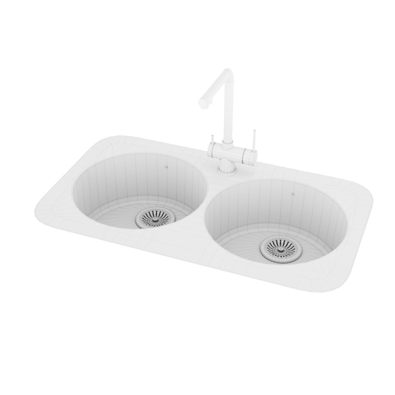 Barazza sinks 3D model_20