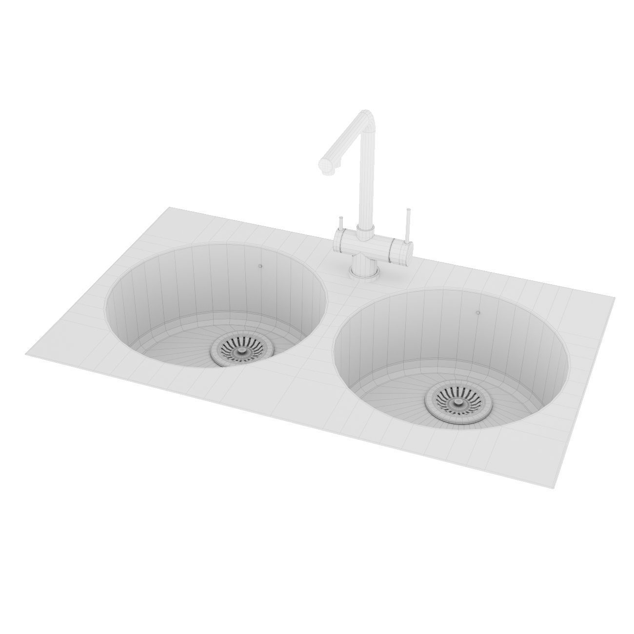 Barazza sinks 3D model_17