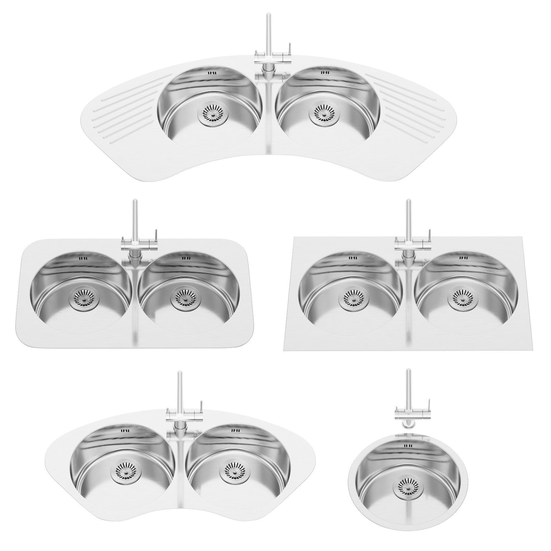 Barazza sinks 3D model_2