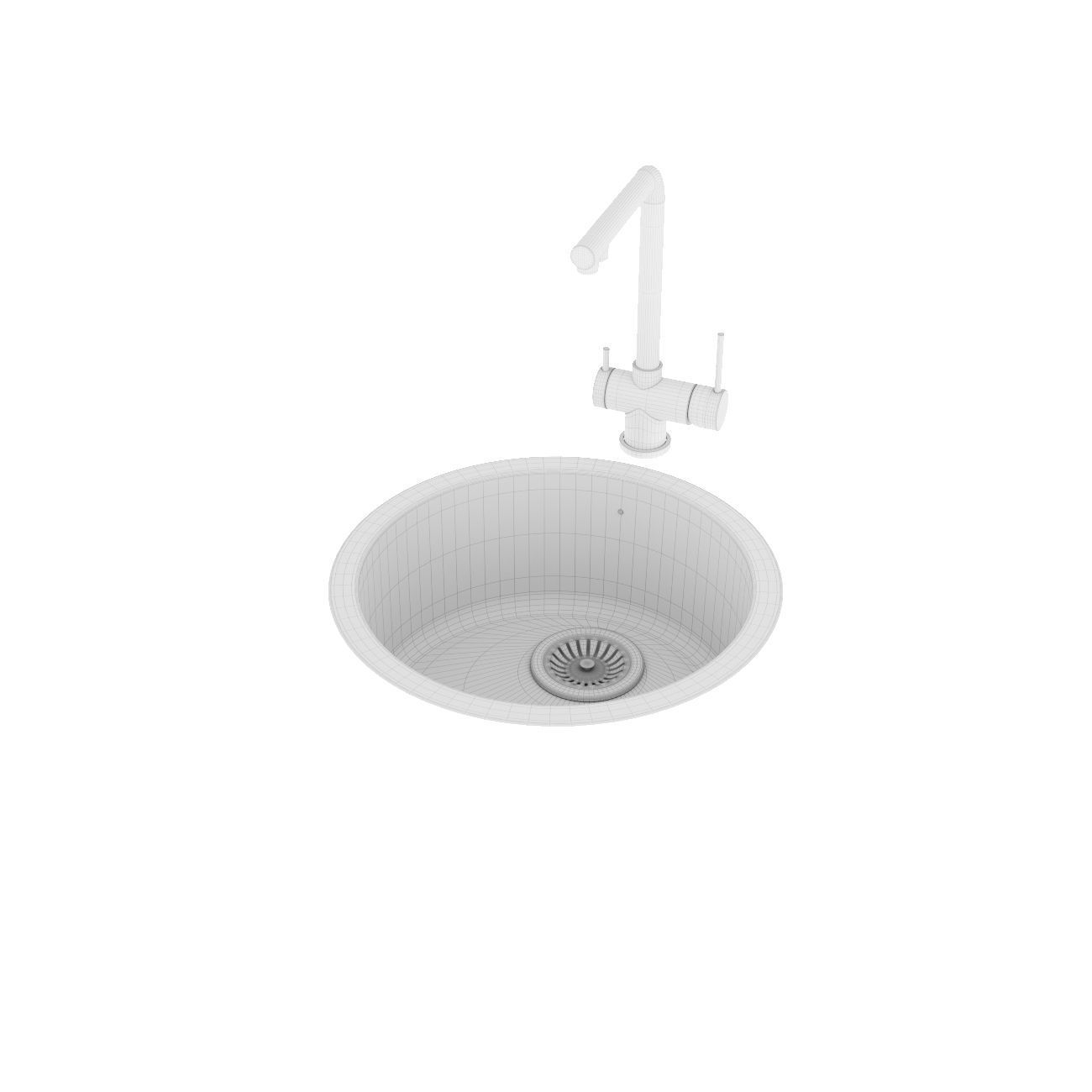 Barazza sinks 3D model_22