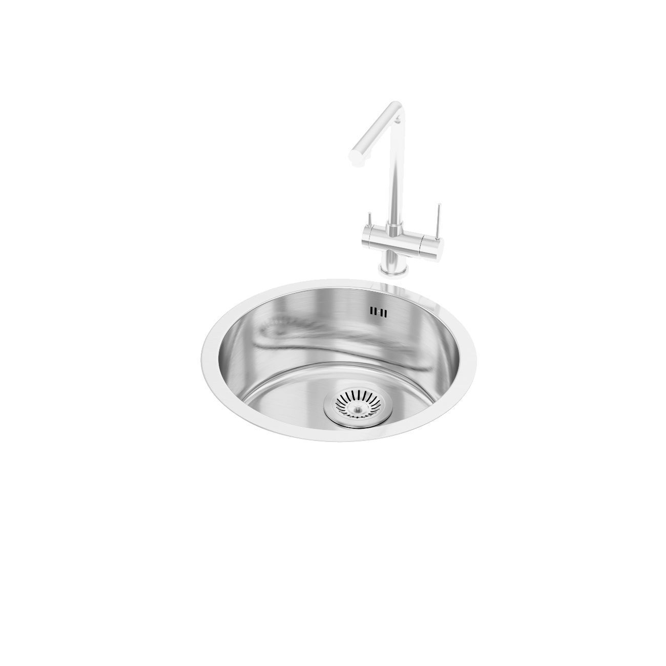 Barazza sinks 3D model_7