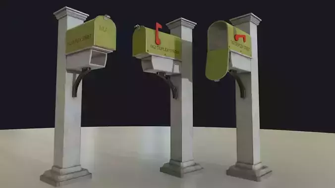 Mailbox pair of mailboxes