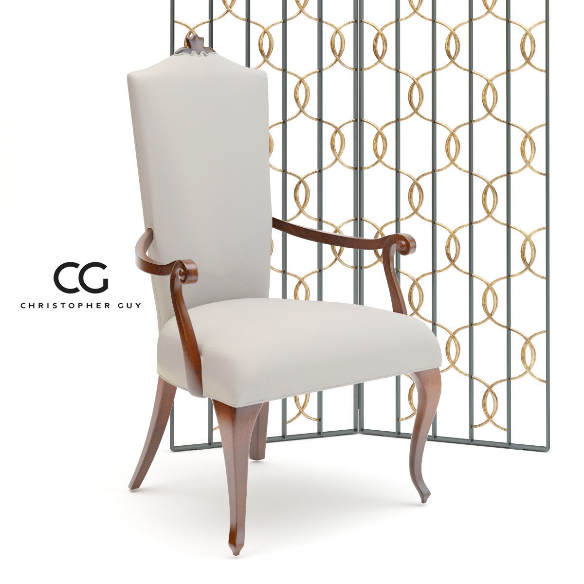 Christopher Guy Grace Dining Set 3D model_1