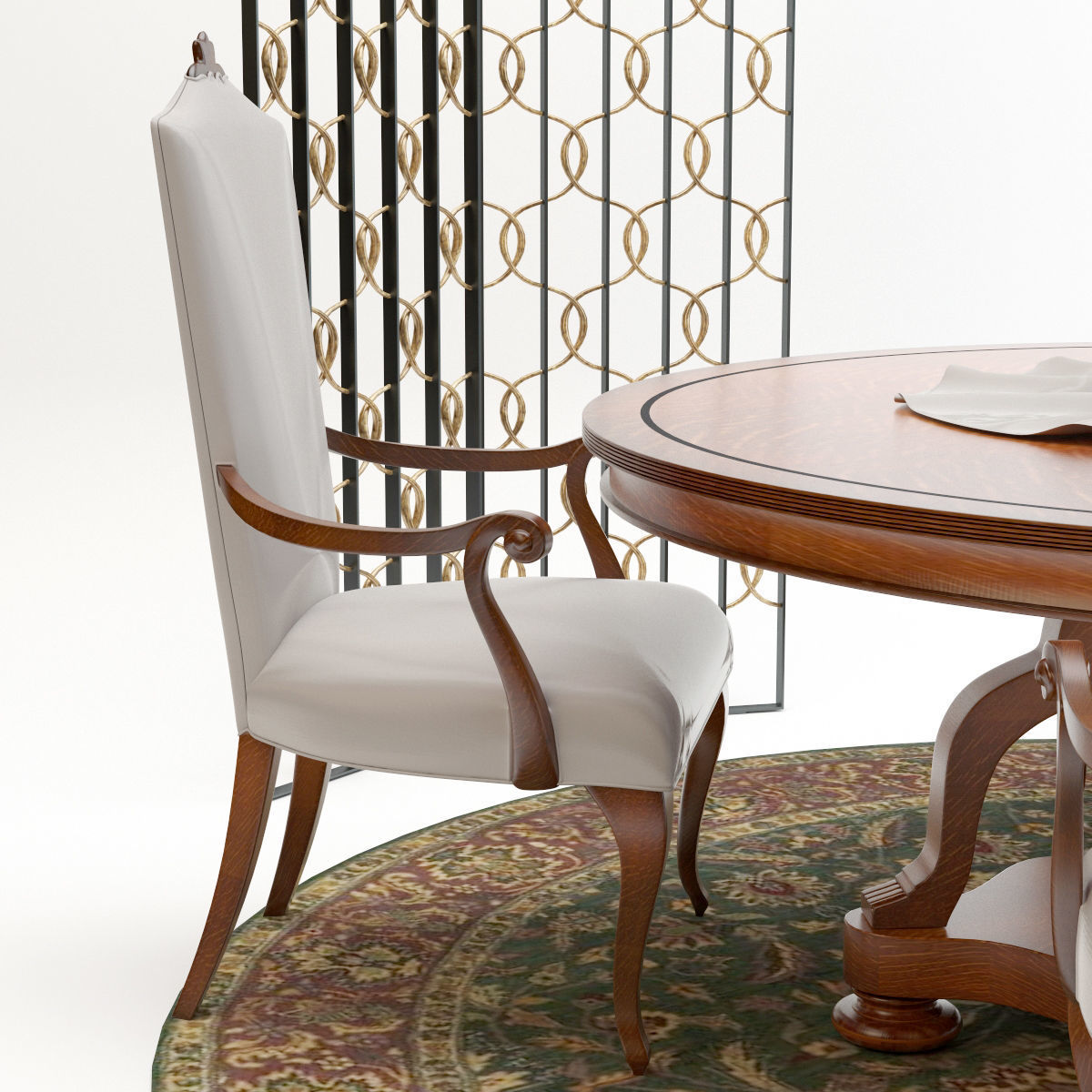 Christopher Guy Grace Dining Set 3D model_3