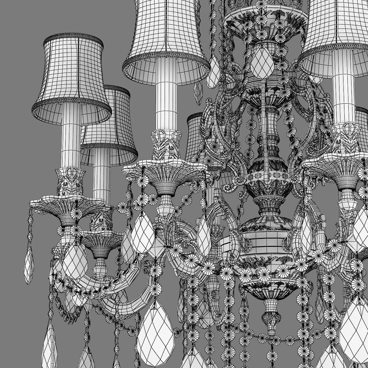 MD 6655-8 Osgona Chandelier 3D model_10