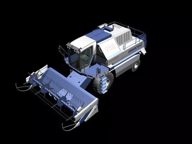 Yenisei-950 combine Low-poly 3D model