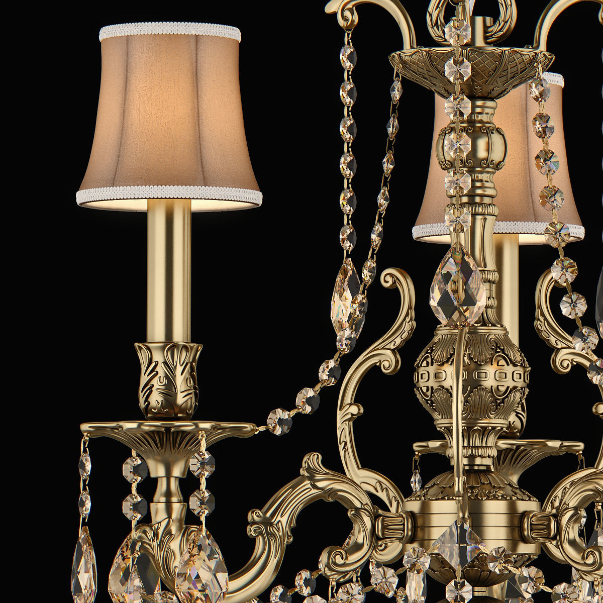 MD 6655-3 Osgona Chandelier  3D model_4