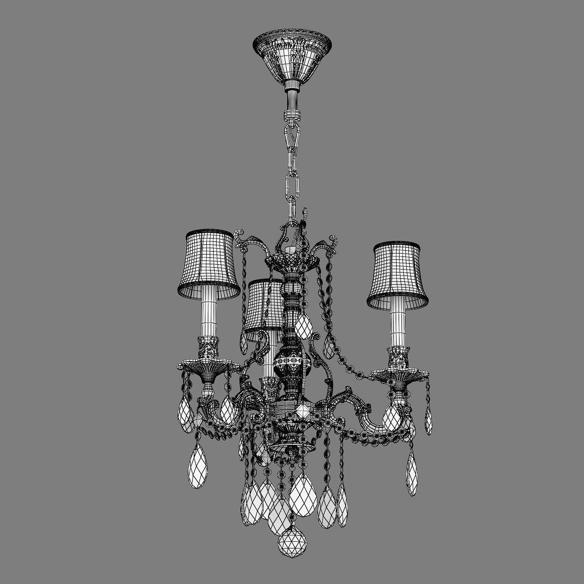 MD 6655-3 Osgona Chandelier  3D model_8