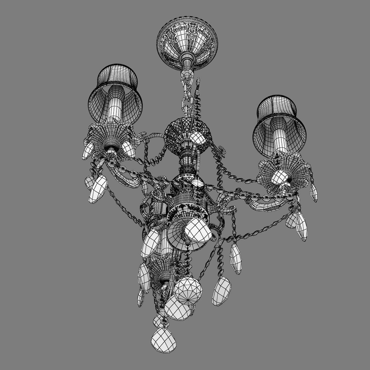 MD 6655-3 Osgona Chandelier  3D model_9