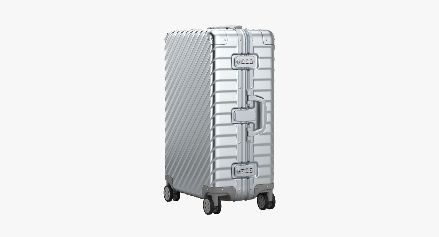 Suitcase 3 3D model_4