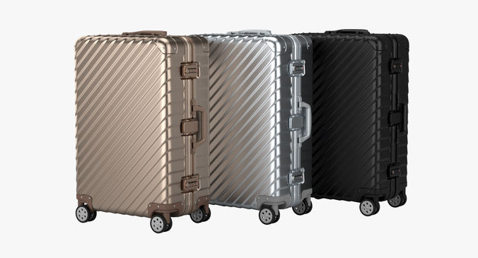 Suitcase 3 3D model