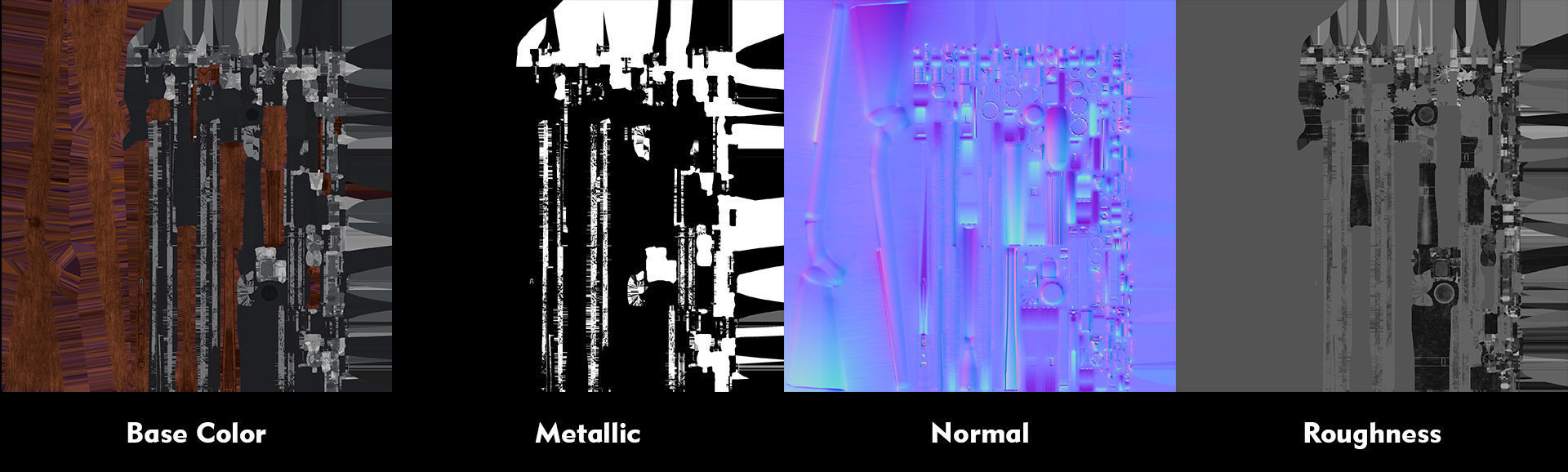 Winchester Model 70 Low-poly 3D model_4