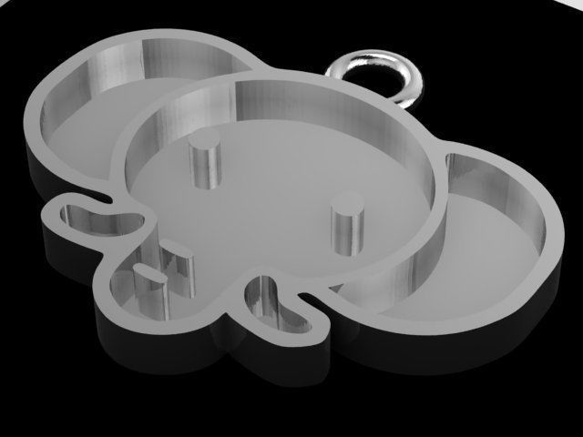 Elephant Cute 3D Print 3D print model_2