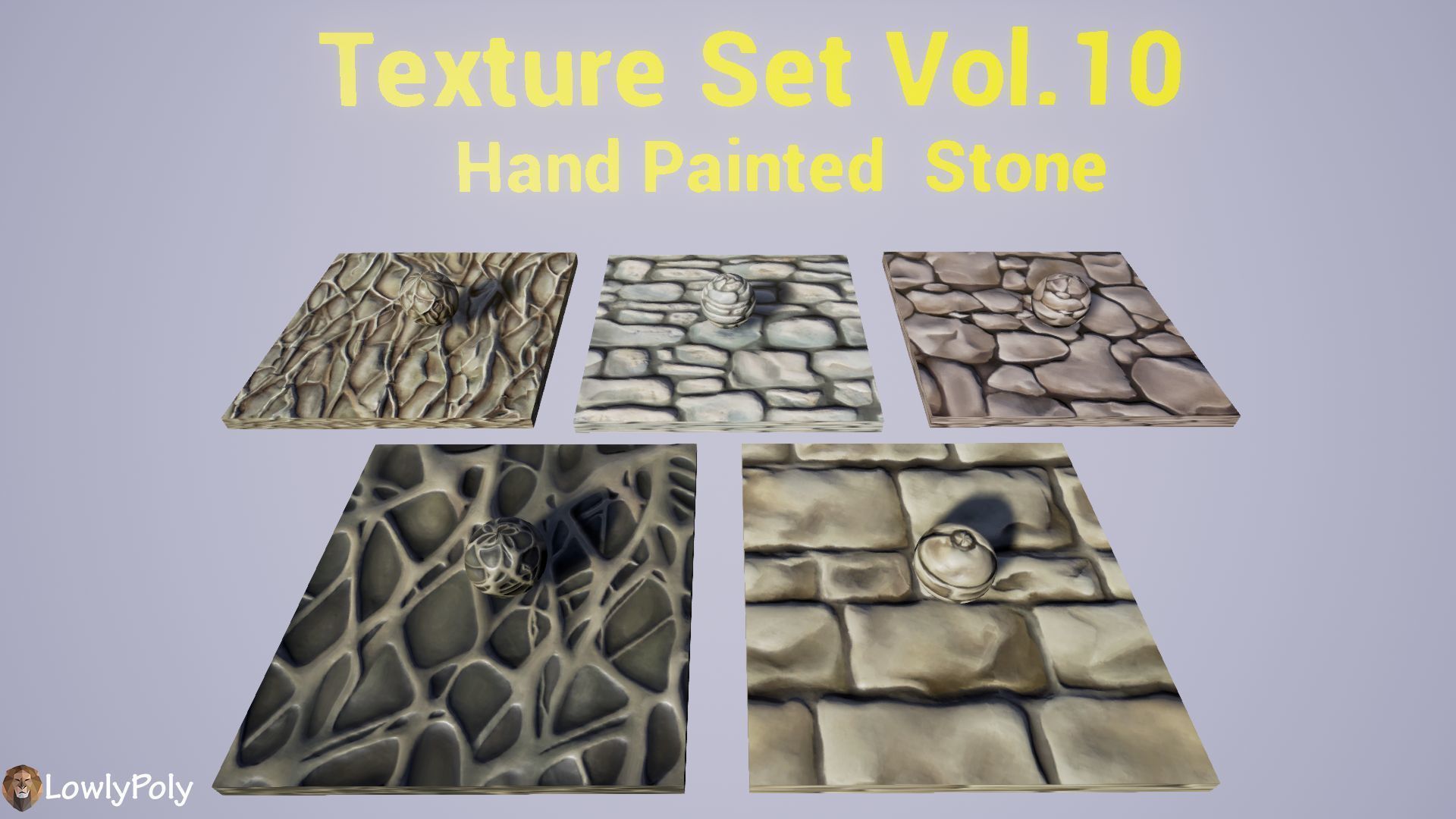 Stylized Stone Vol 10 - Hand Painted Texture Texture_13