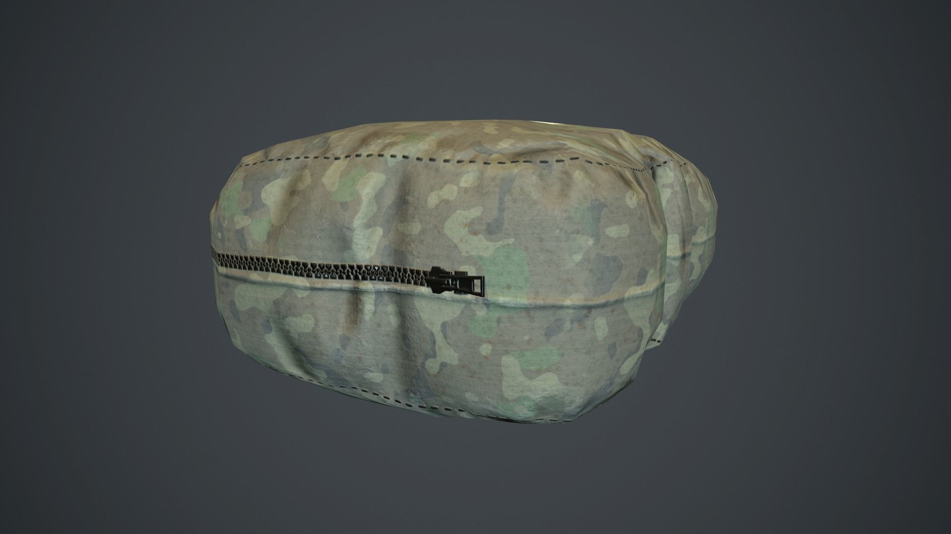 Camouflage First Aid Kit PBR Game Ready Low-poly 3D model_7