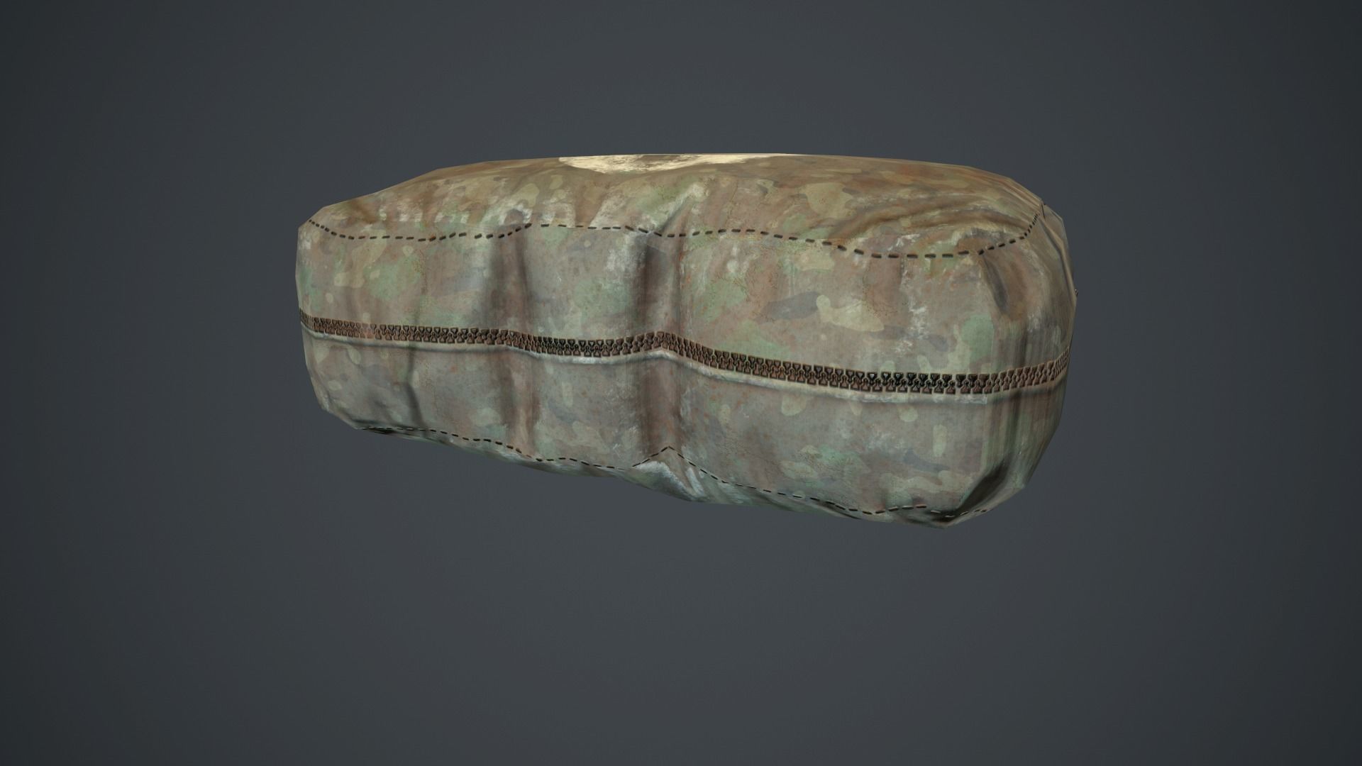 Camouflage First Aid Kit PBR Game Ready Low-poly 3D model_13