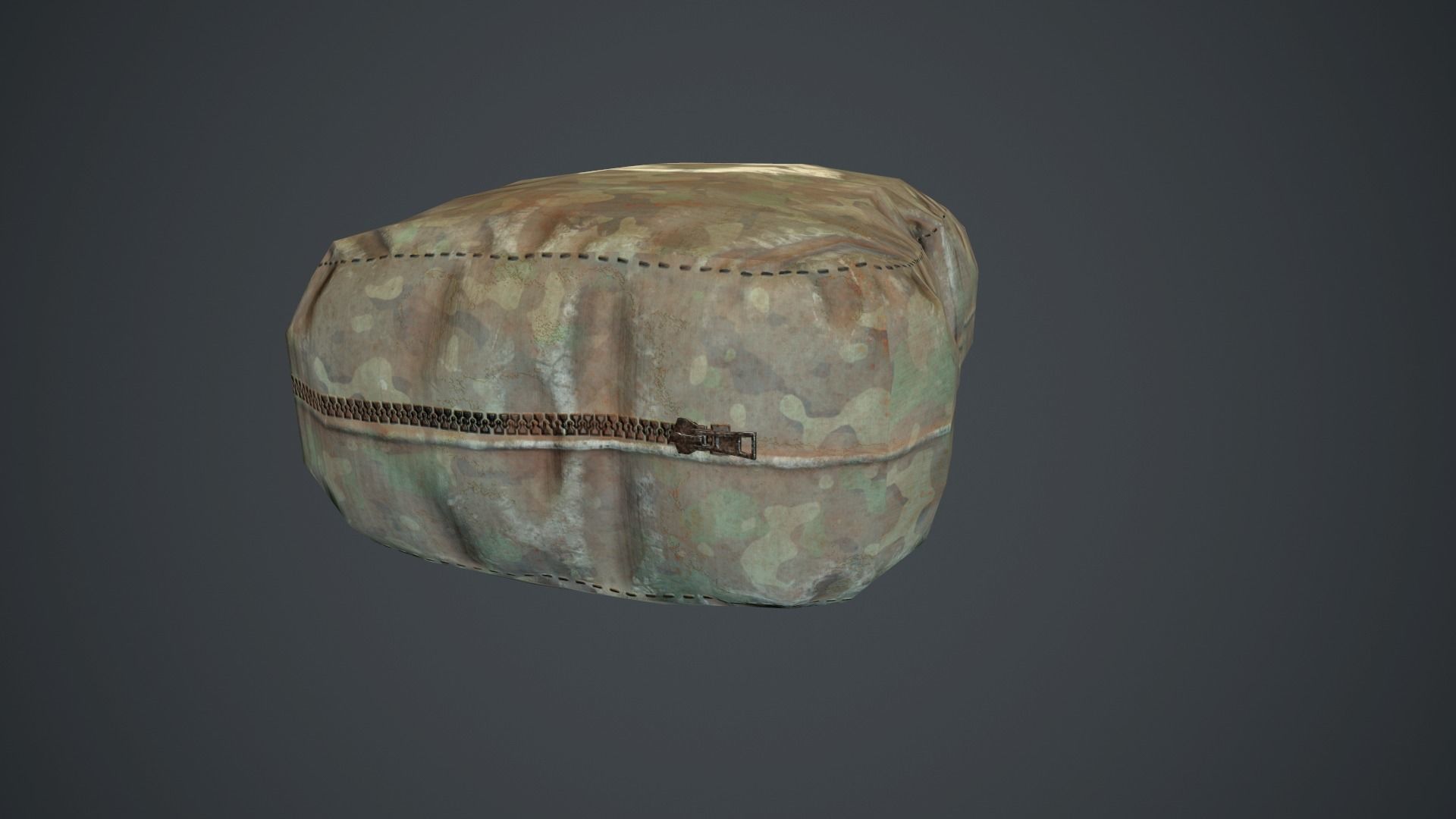 Camouflage First Aid Kit PBR Game Ready Low-poly 3D model_10