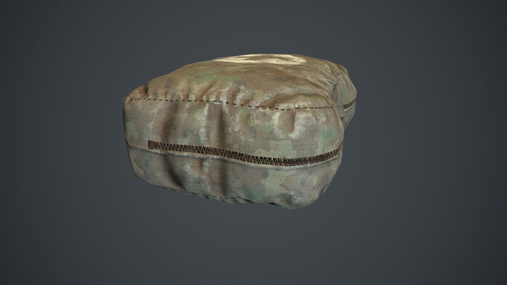 Camouflage First Aid Kit PBR Game Ready Low-poly 3D model_14