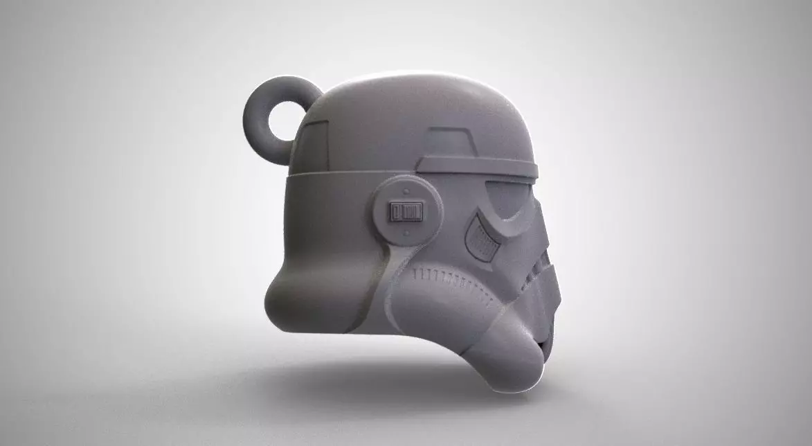 Stormtrooper Keychain 3D print model_0