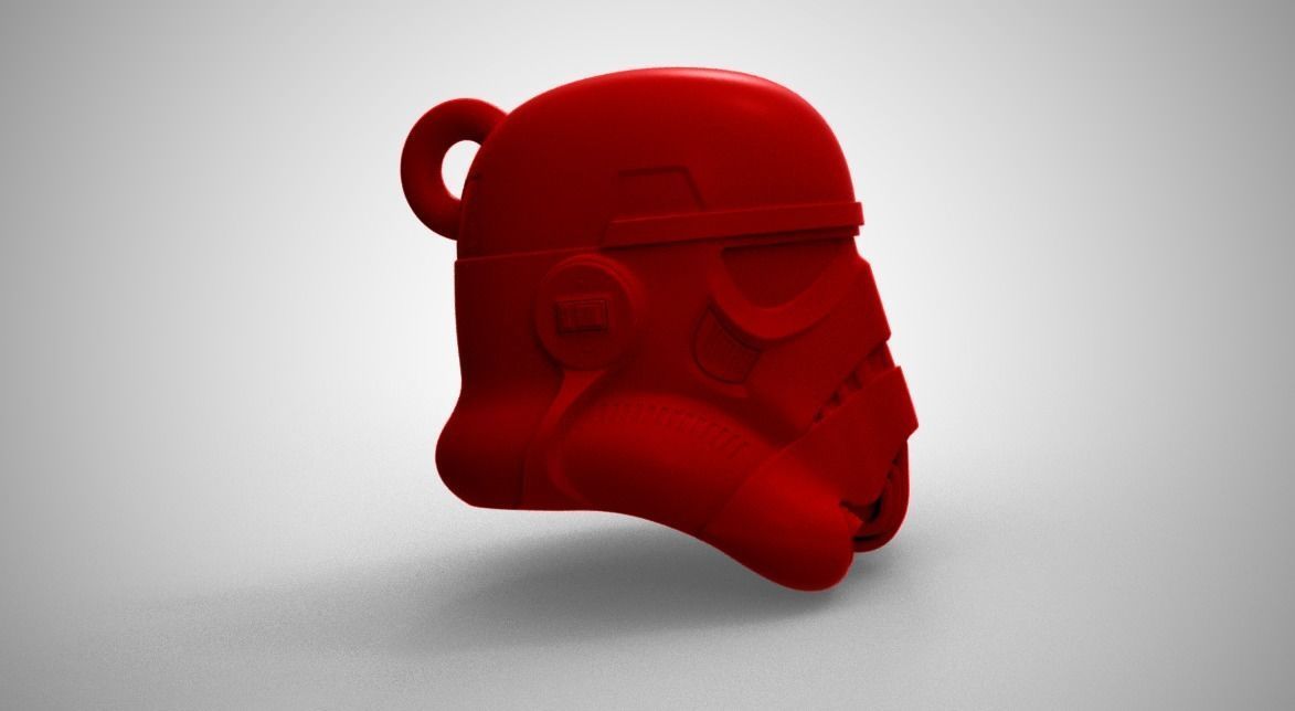Stormtrooper Keychain 3D print model_6