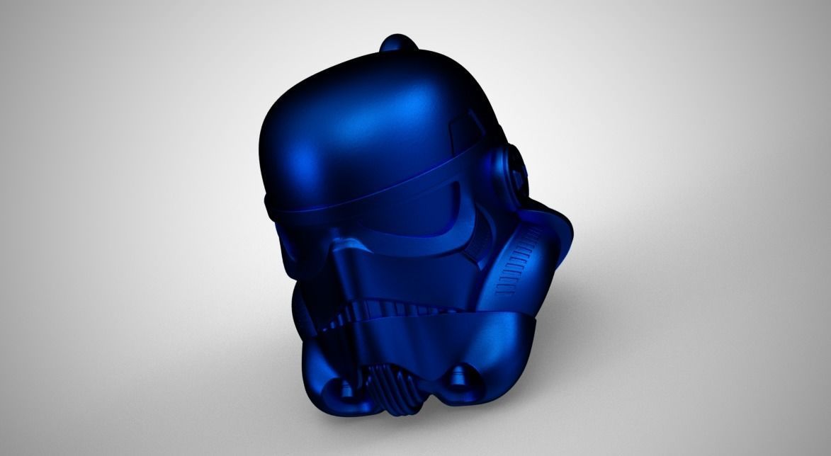 Stormtrooper Keychain 3D print model_10