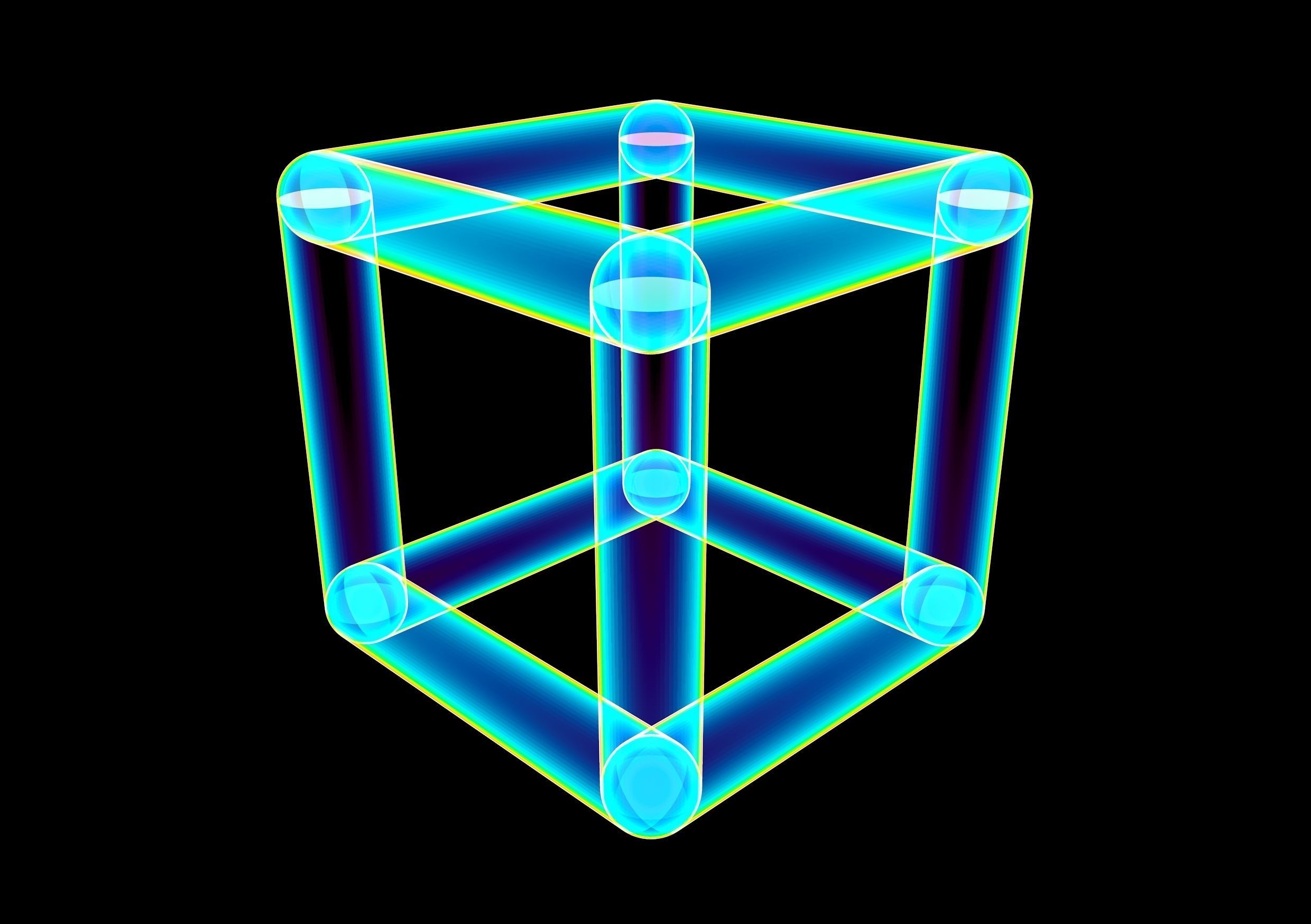 001 Mathart - Platonic Solids - Cube 01 - 10 cm 3D print model_1