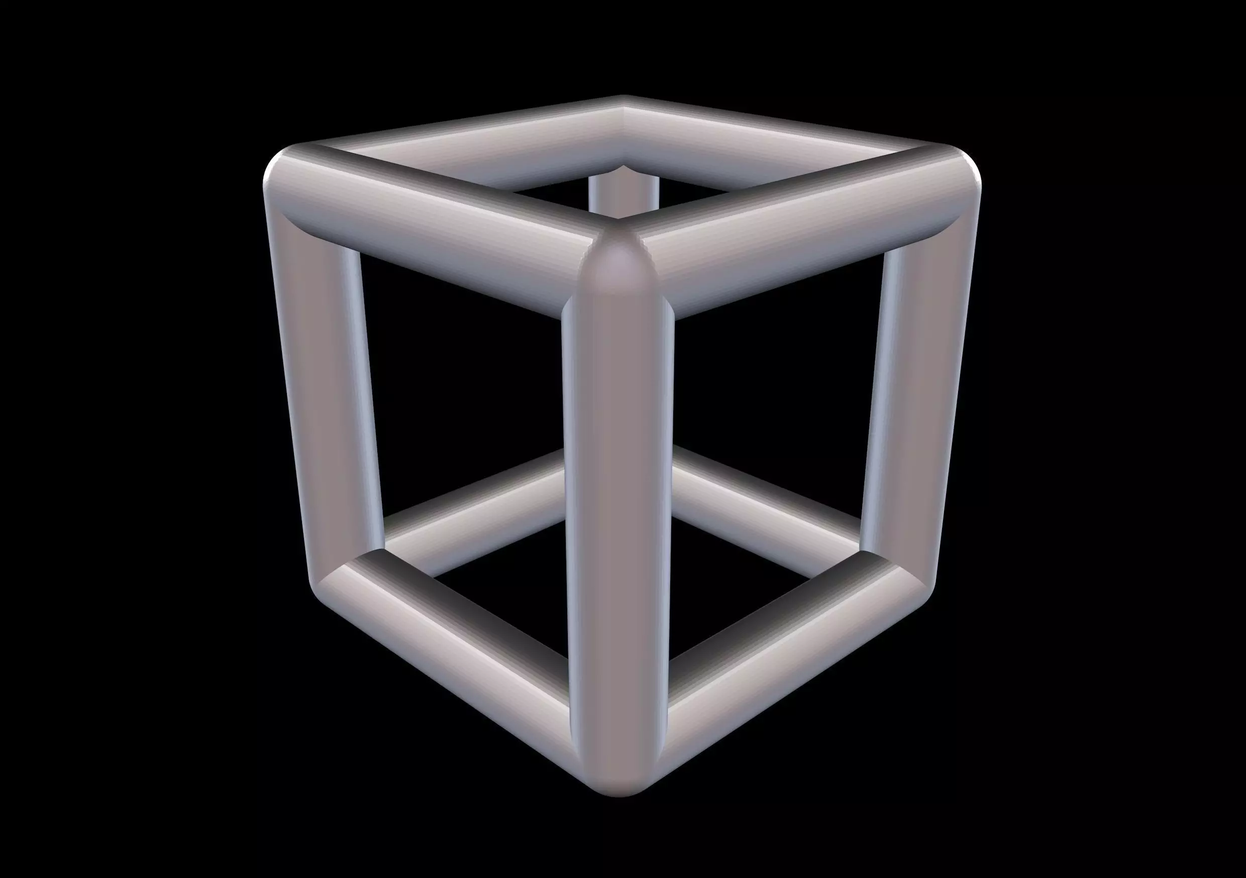 001 Mathart - Platonic Solids - Cube 01 - 10 cm 3D print model_0