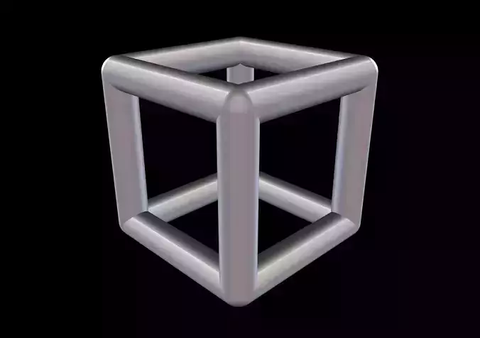 001 Mathart - Platonic Solids - Cube 01 - 10 cm 3D print model