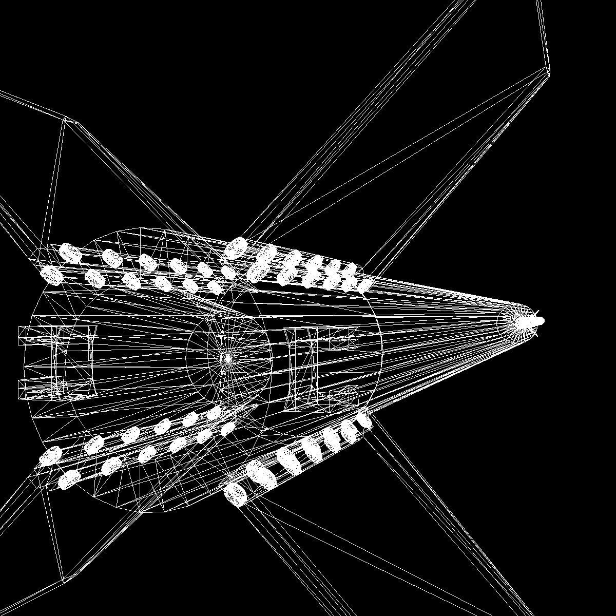 Hopi Dart Rocket 3D model_20