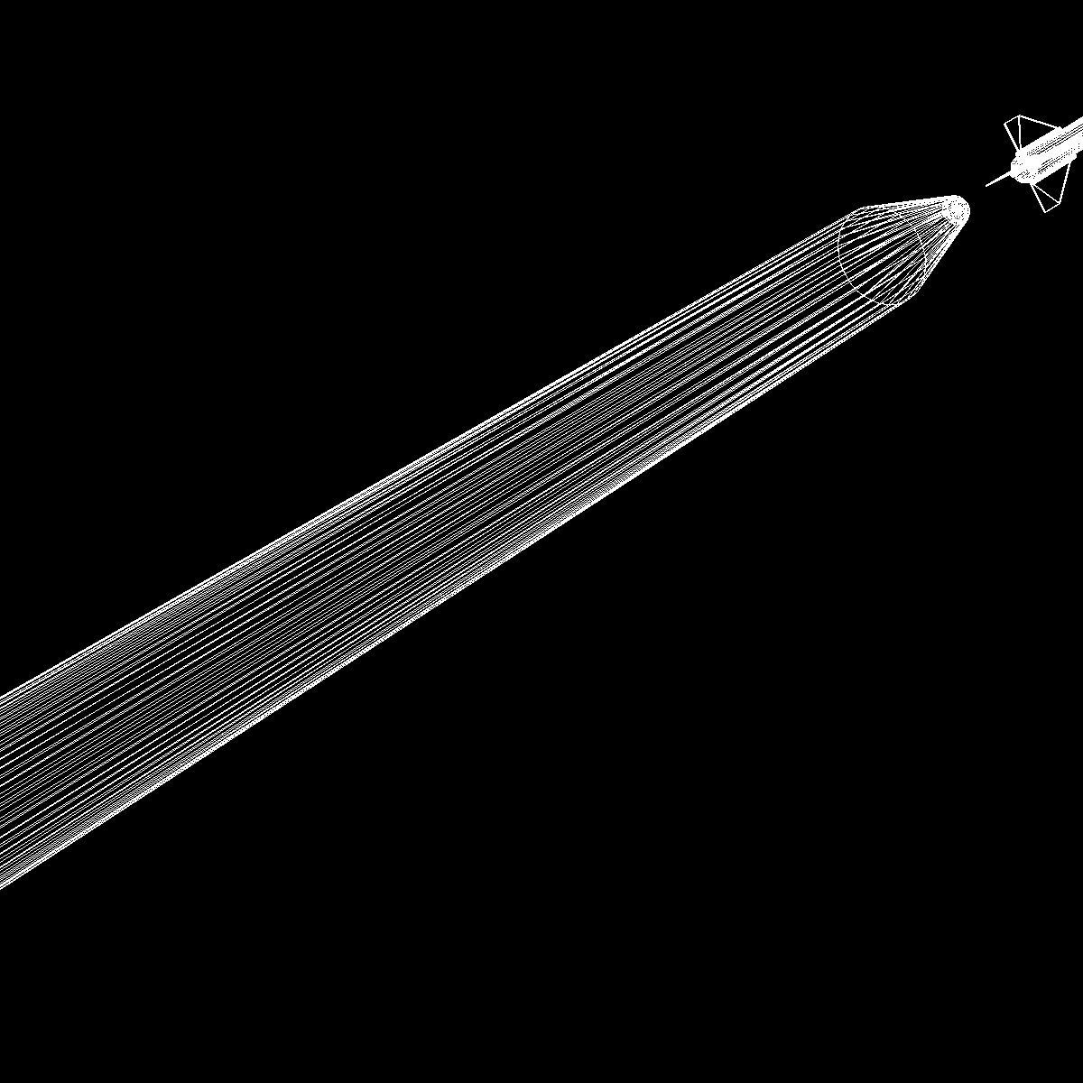 Hopi Dart Rocket 3D model_22