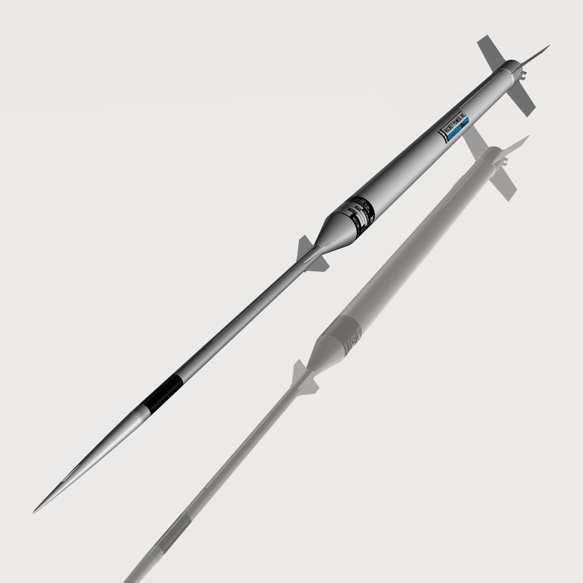 Hopi Dart Rocket 3D model_3