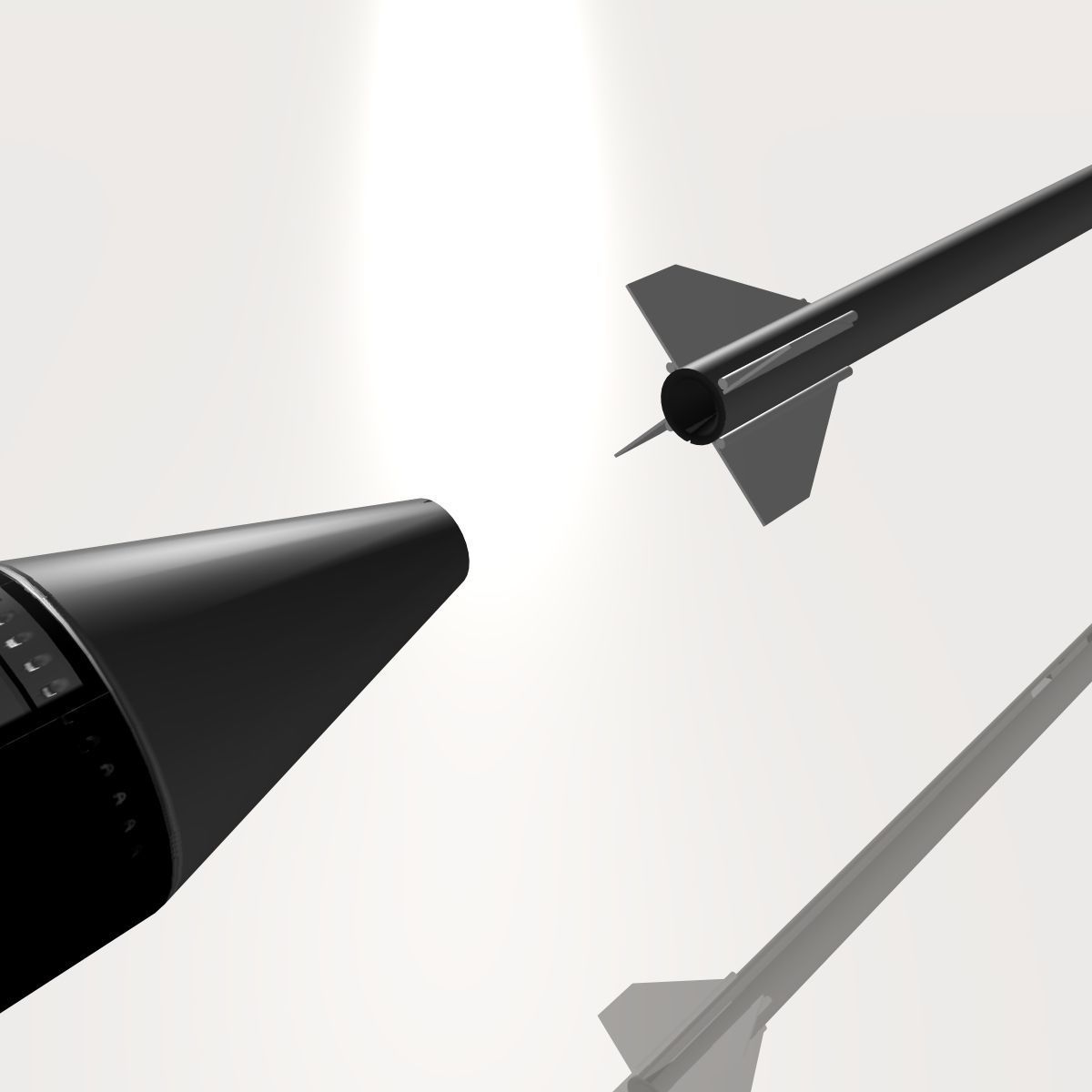 Hopi Dart Rocket 3D model_6