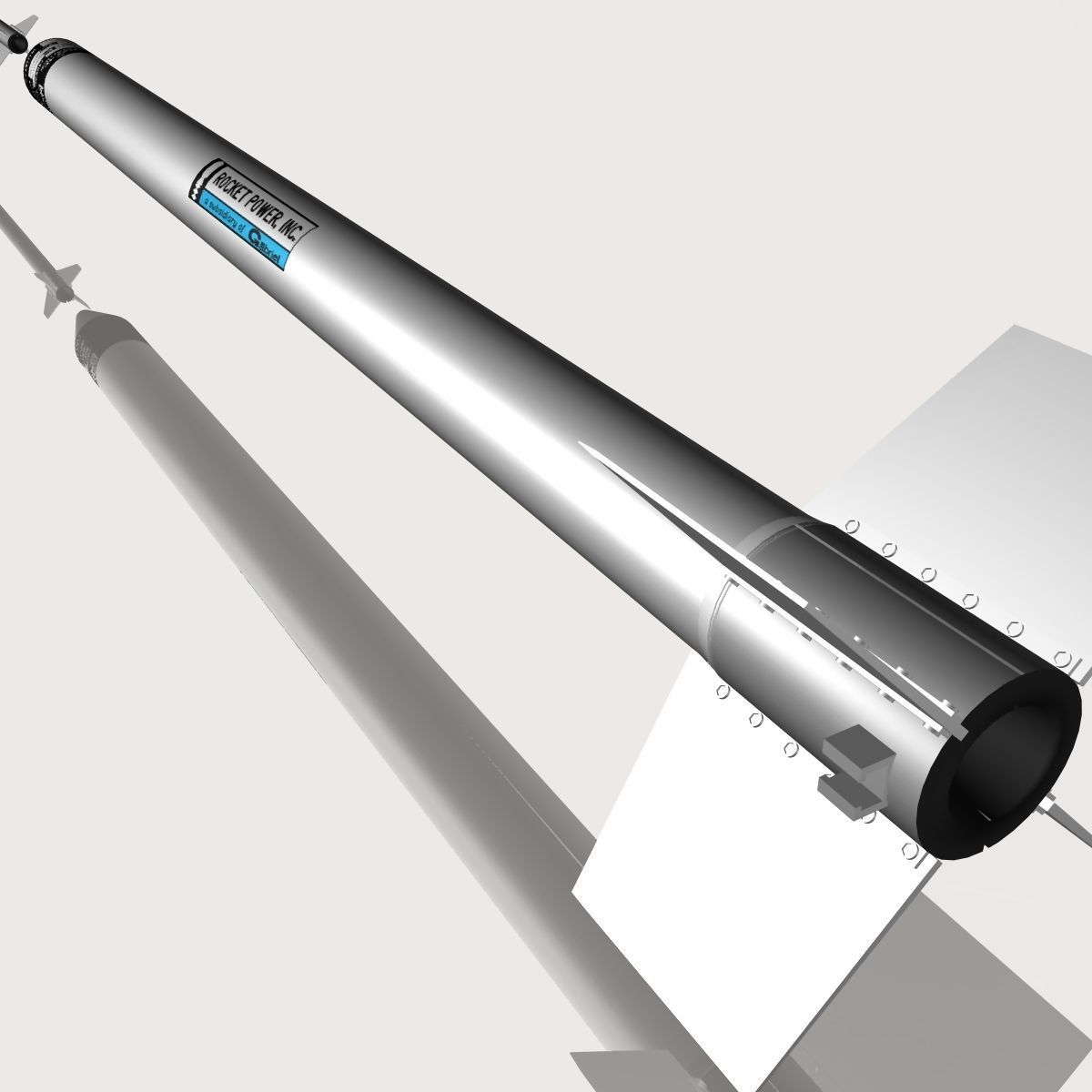 Hopi Dart Rocket 3D model_5
