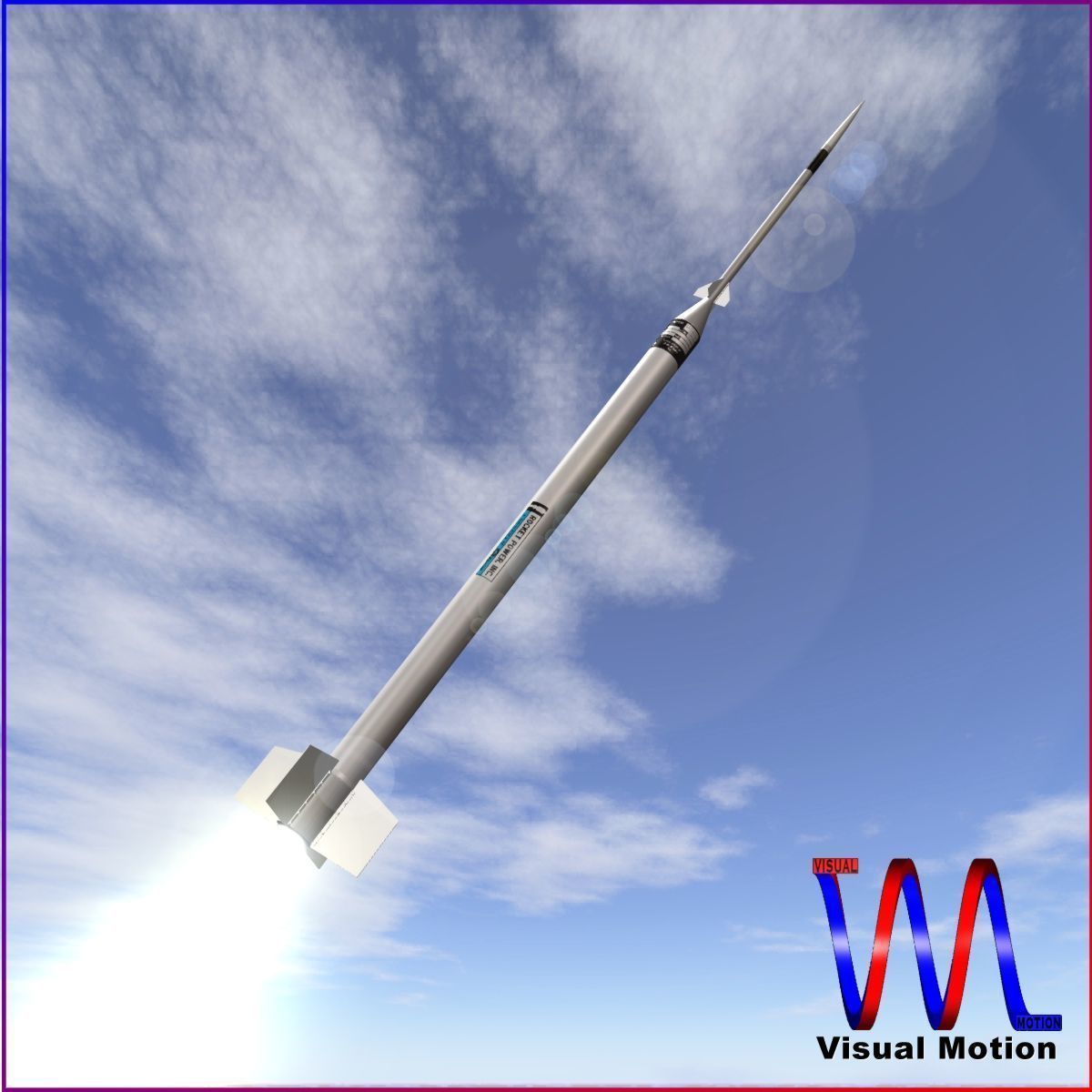 Hopi Dart Rocket 3D model_1