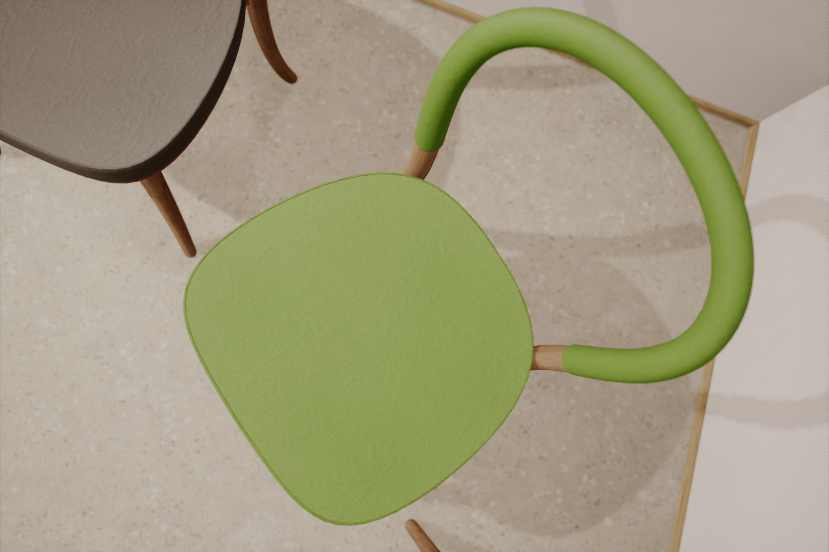 Goteborg Chair  by Erik Gunnar Asplund Low-poly 3D model_3