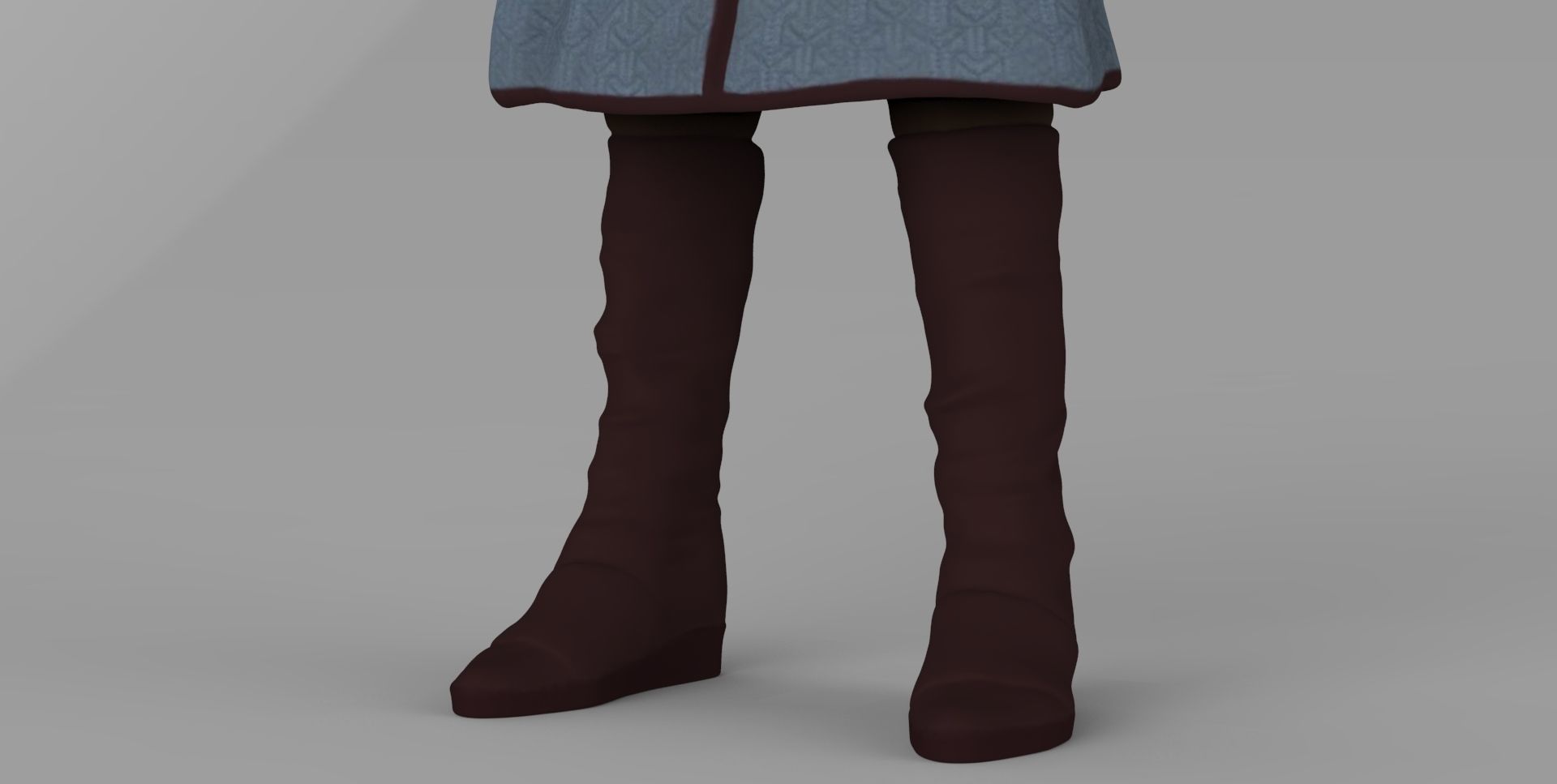 Arya Stark Game of Thrones ready for full color 3D printing 3D print model_25