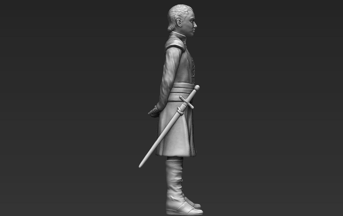 Arya Stark Game of Thrones ready for full color 3D printing 3D print model_42