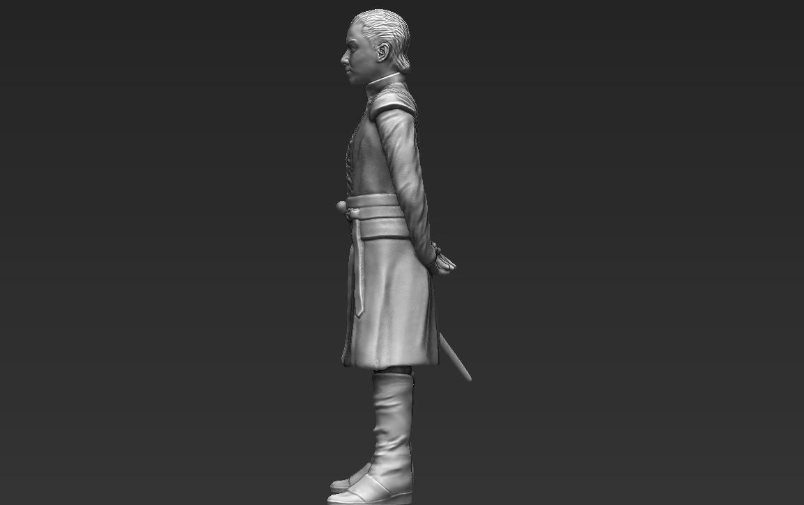 Arya Stark Game of Thrones 3D printing ready stl obj formats 3D print model_4