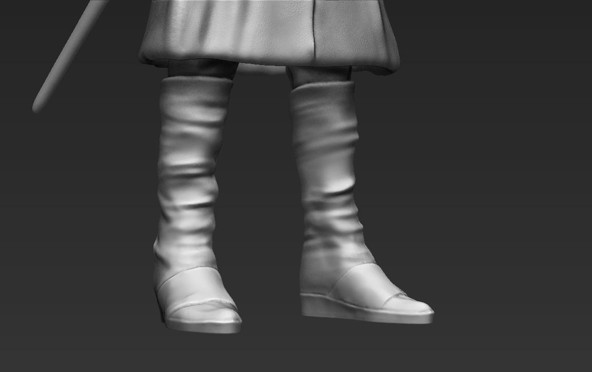 Arya Stark Game of Thrones 3D printing ready stl obj formats 3D print model_14