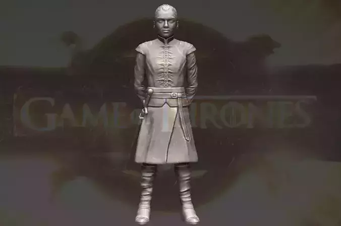 Arya Stark Game of Thrones 3D printing ready stl obj formats 3D print model