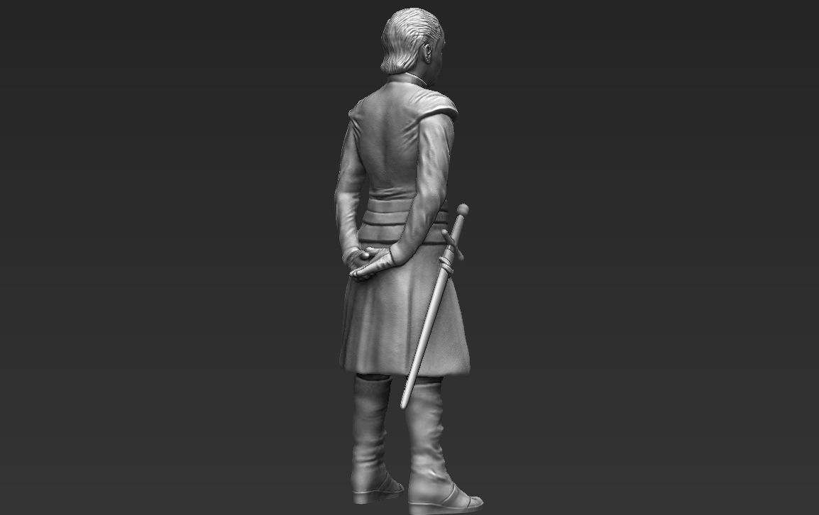 Arya Stark Game of Thrones 3D printing ready stl obj formats 3D print model_10